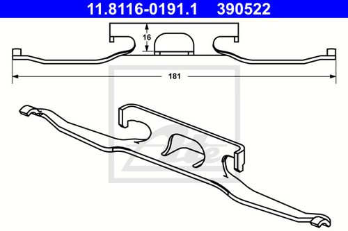 New spring brake caliper - new, for