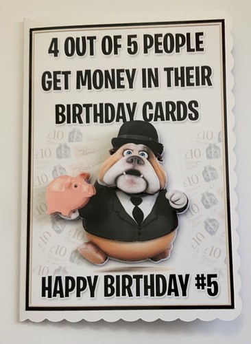 Handcrafted birthday card - 3d,