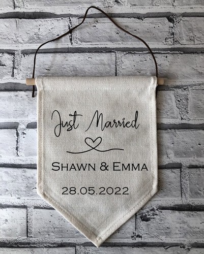 Personalised just married - personalised,