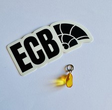 Baltic Amber Pendant With Mosquito Inclusion. 100% Real, No Fakes. UK Seller