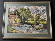 Vintage Needlepoint Artwork Of
