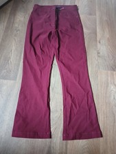 NEW Cotton Traders Ladies PLUM Stretch Pull-On Trousers black size 10 plus 1