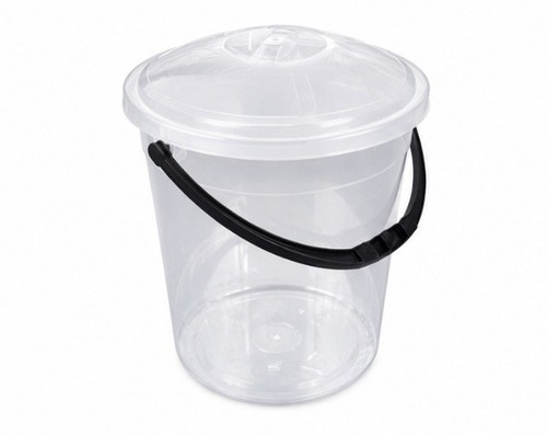 Clear litre bucket - litre,