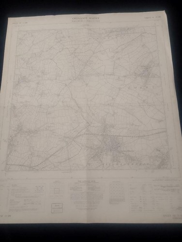 Vintage map inch - os,