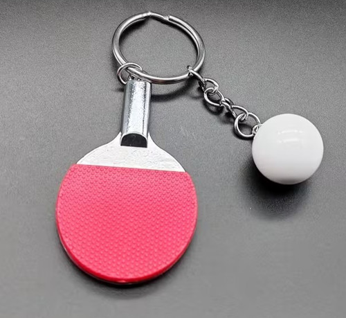 Mini metal red table tennis - table,
