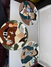 3 x Davenport Pottery  Plates