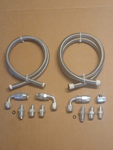 Power steering line kit - power,