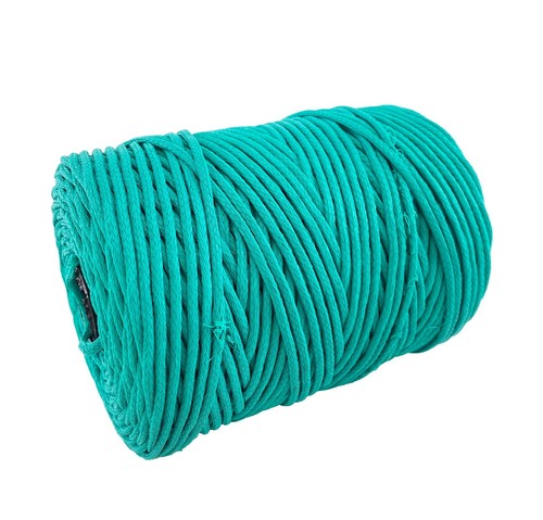 3mm green braided polyethylene - green,