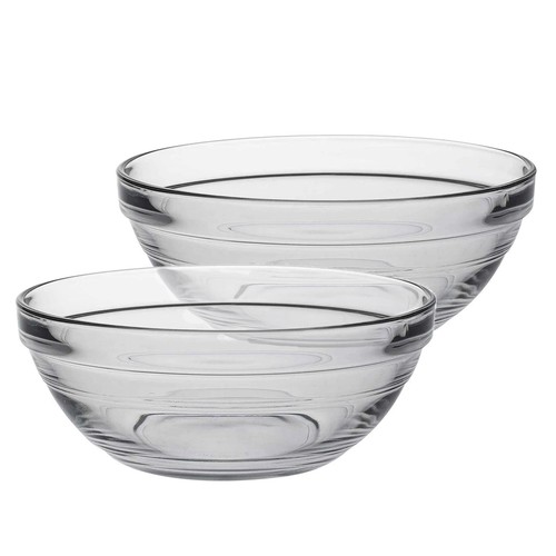 Lys glass stacking bowls - stacking, for