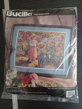 Bucilla Garden of Innocence Tapestry Kit, 16x 12",opened/Unused,see description 