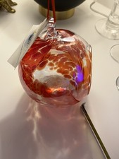 Nobile Hand Blown Red Art