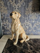 Vintage Beswick Ceramic Large Fireside Dog Labrador Golden Retriever Sculpture