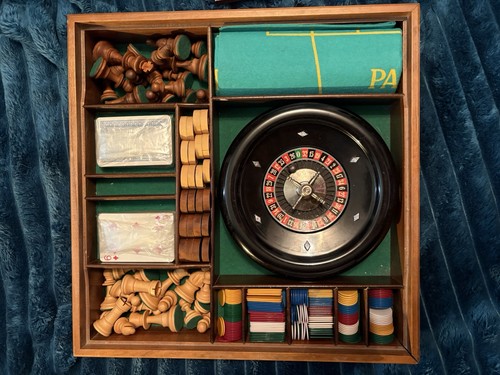 Vintage wooden games - wooden,