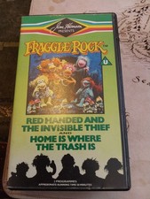 Vintage Fraggle Rock VHS Tape (Red Handed, Home Is Where The Trash Is)