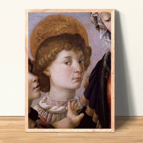 Botticelli angel portrait - angel,