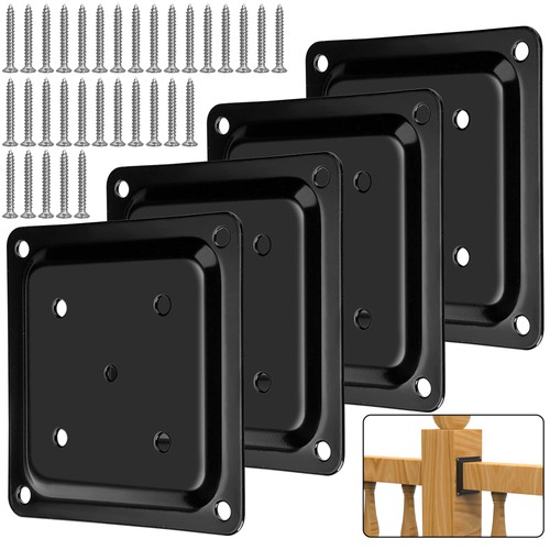 Pcs wood post - 4, plate