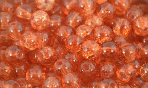 6mm round crackle glass beads - round,