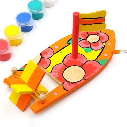 5pcs diy wood - 5pcs, boat