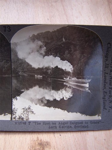 Stereoscope loch katrine - stereoscope,