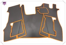 SCANIA R SERIES NEXT GEN SET OF FLOOR MATS DASH MAT SMOOTH  BLACK