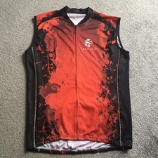 Tomahawk Cycling Jersey Vest, Full Zip, Size 2XL - 44” Chest.