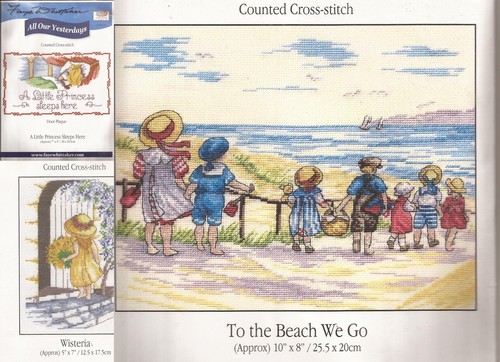 Old style cross stitch - old, kits