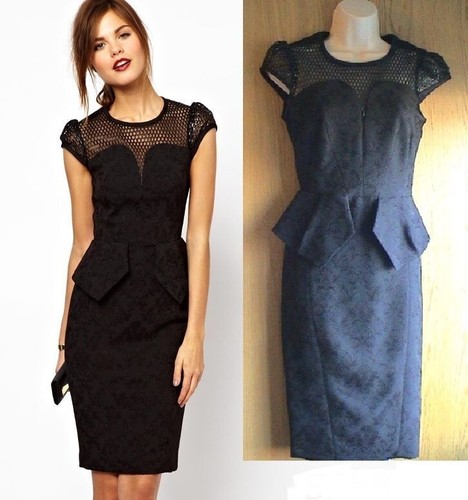 Karen millen black floral - black,