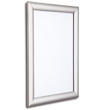 A0 A1 & A2 SILVER SNAP FRAMES WALL MOUNT POSTER HOLDER RETAIL DISPLAY GRIP FRAME