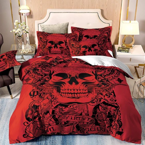 Sugar skull duvet quilt - skull,