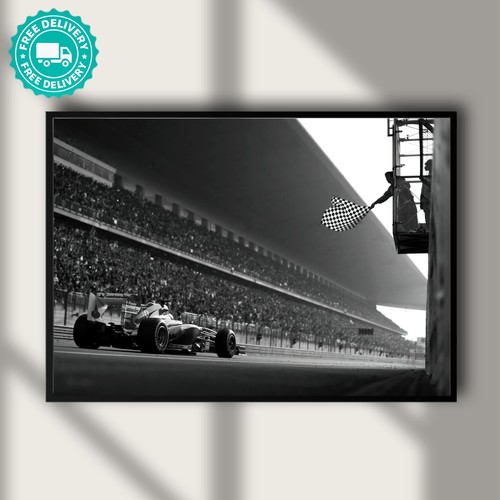 Vintage chequered flag - chequered,