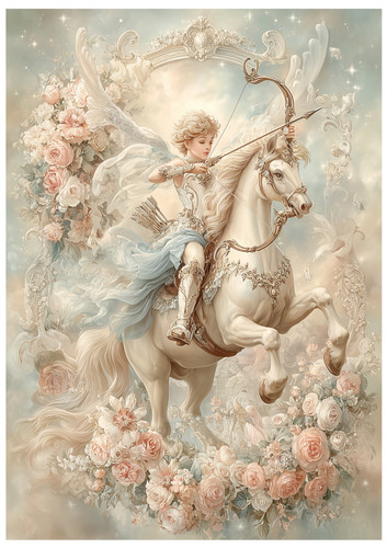 Rice paper decoupage - rice,