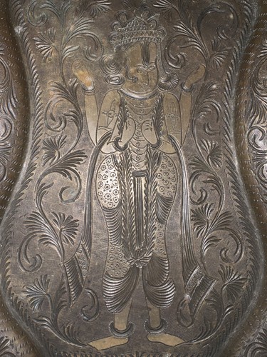 Antique indian brass puja - brass,