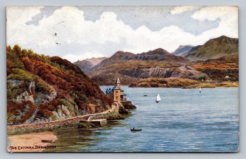 Postcard wales barmouth - wales,