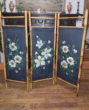Bamboo folding screen hand - folding,