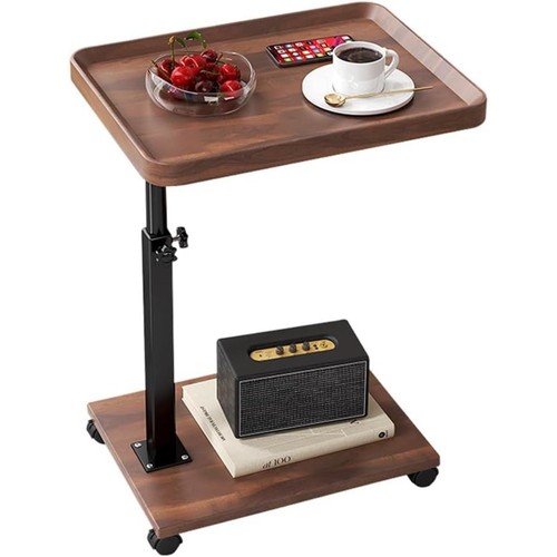 Shaped end table adjustable - c-shaped,