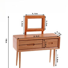Dolls House Miniatures 1:12 Scale Furniture Dressing Table Solid Wood Handmade