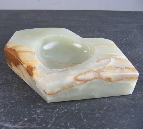Vintage onyx ashtray trinket - vintage, /