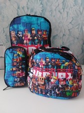 Roblox Set Backpack, Lunchbag, Pencil Case