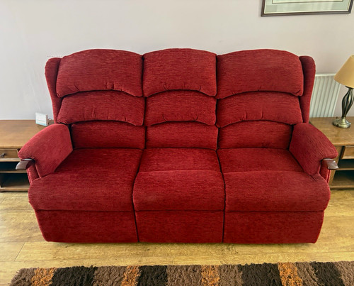 Hsl red fabric seater high - hsl,