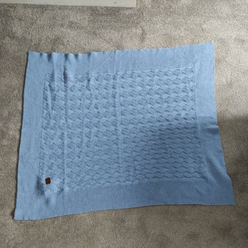 Mayoral baby blanket blue - baby, knit