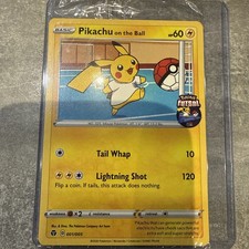 Pikachu On The Ball 001/005 Special Futsal Promo Pokemon Card New & Sealed 