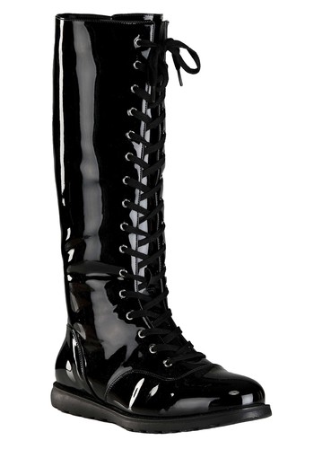 Black wrestling costume - wrestling, boots