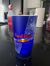 1 X Red Bull cup illuminated battery power light up drink plastic bar nightclub