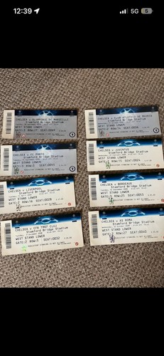 Chelsea match day tickets - chelsea,