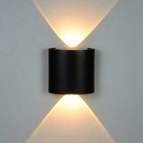Led wall light aluminum - wall, up