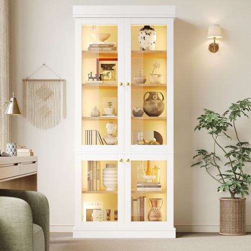 Tall display cabinet with led - cabinet,