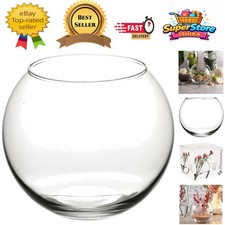 Elegant 16cm Round Glass Fish