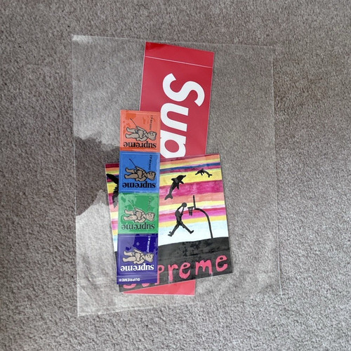 Supreme logo sticker lot - supreme,
