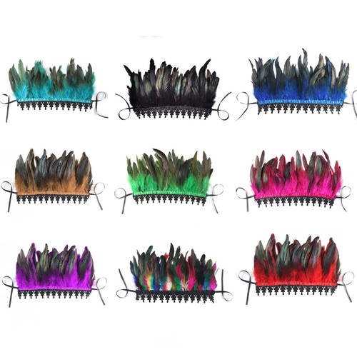 Fashion lace feather fake - feather,