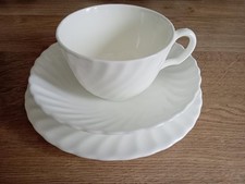 Minton White Fife Trio Cup Saucer Plate - Vgc